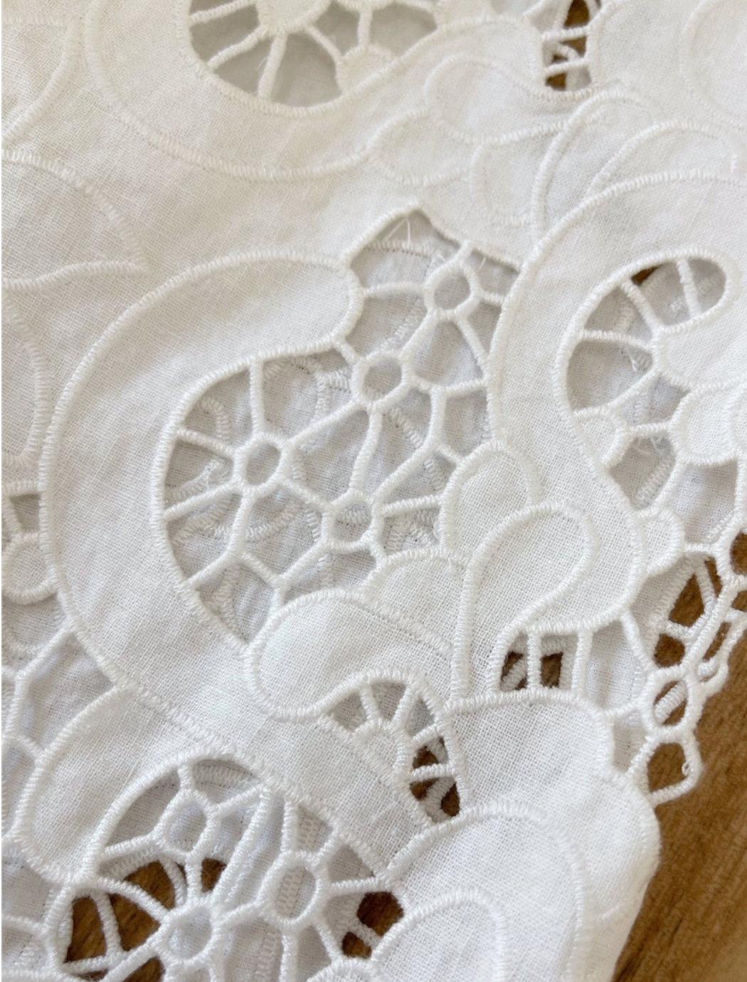 NADINE WHITE EMBROIDERED DRESS