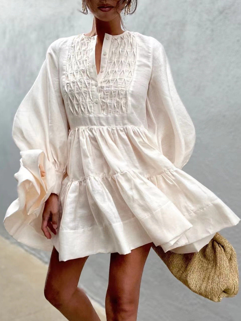 MONTTERINI LINEN DRESS limited edition