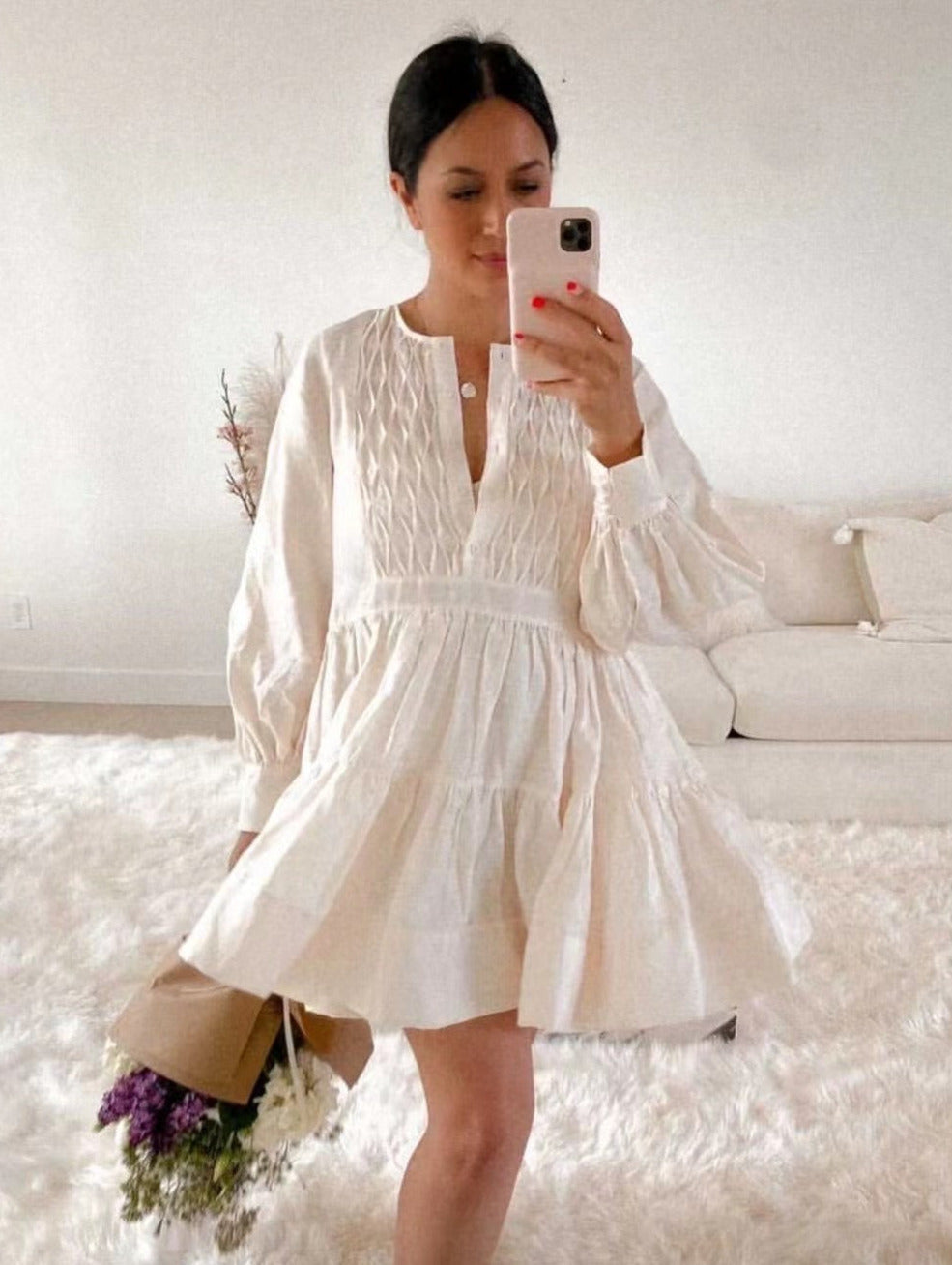 MONTTERINI LINEN DRESS limited edition