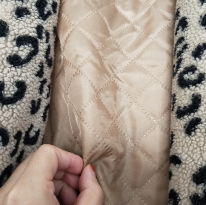 Leopard Eco Fur Bear Overcoat