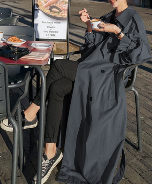 Alexa Oversized Trench Coat