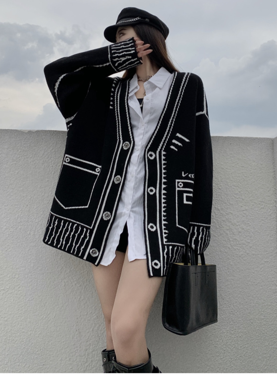 Daria Loose Cardigan&Plus Size