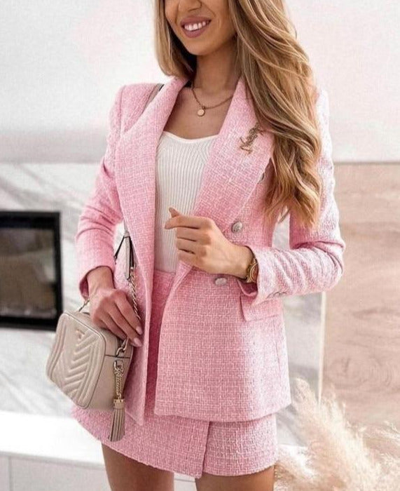 NOELLA TWEED BLAZER & SKORT