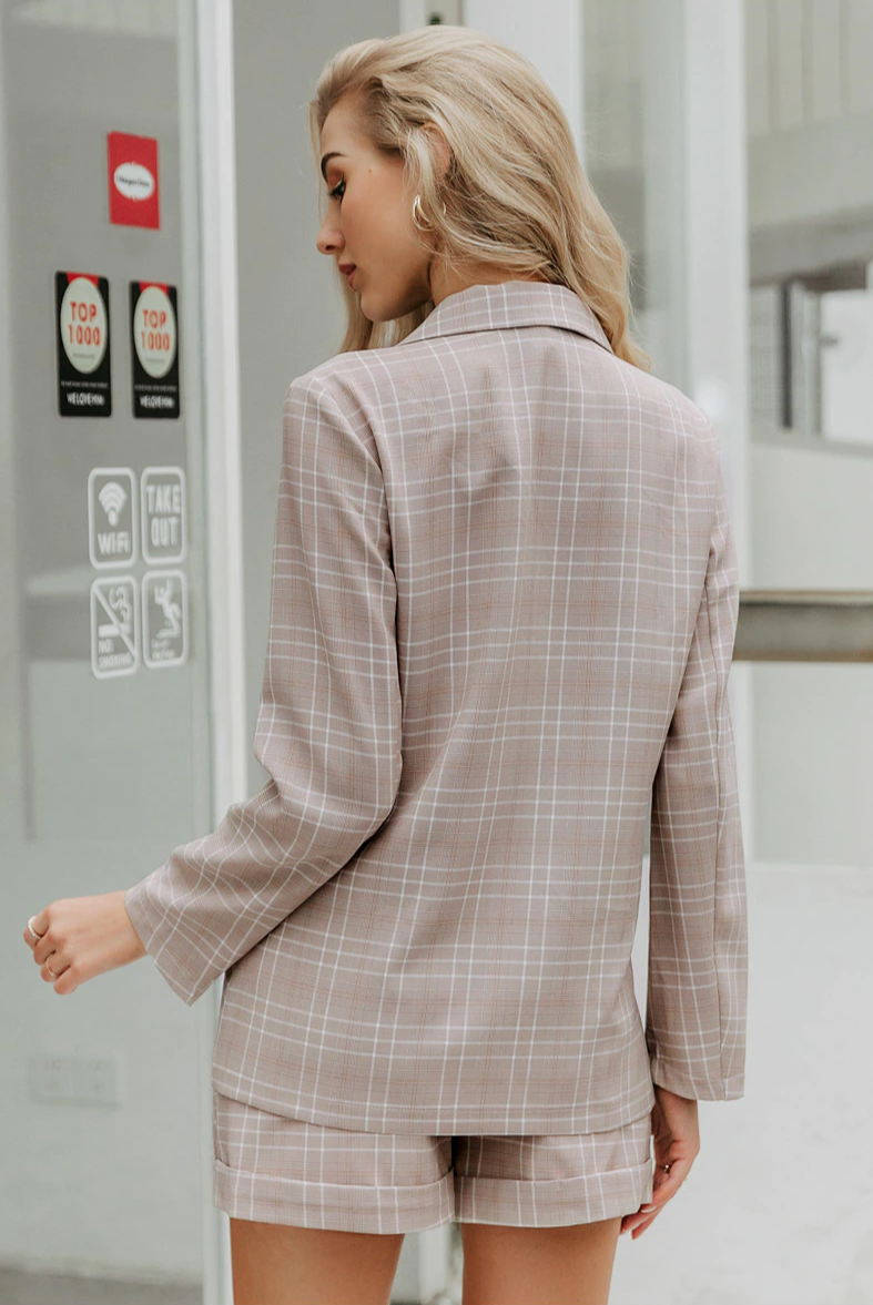 Monica Two-piece suit*** blazer&shorts