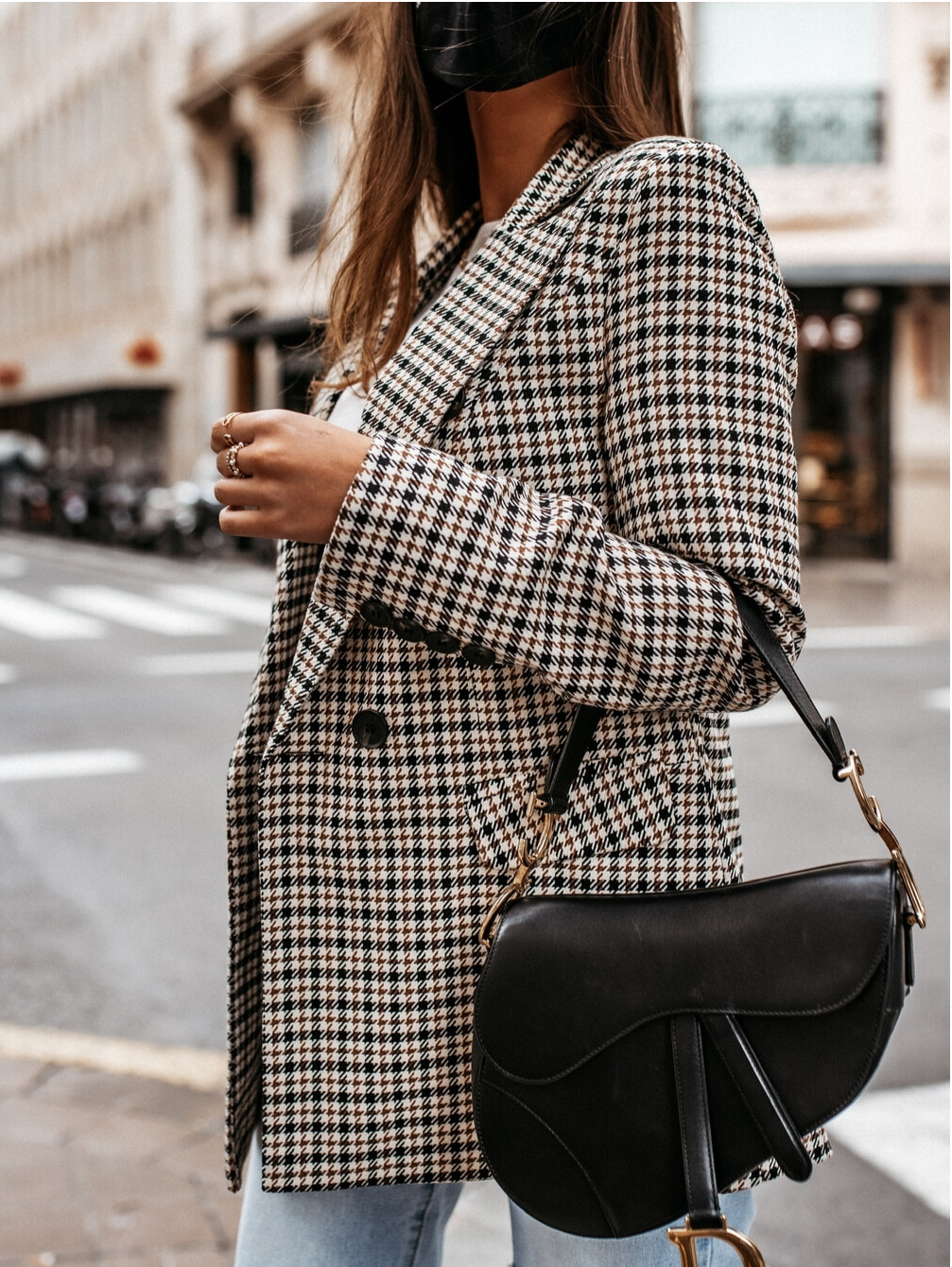 Berta Plaid Blazer