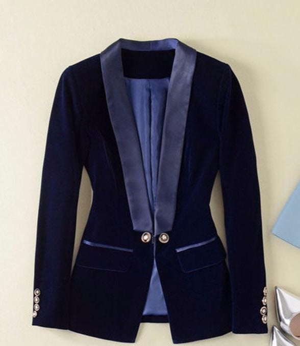VELVET RUNWAY BLAZER /plus size/