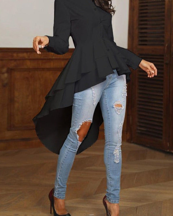 Christina Asymmetrical Blouse