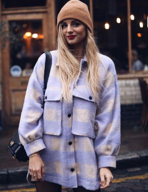Plaid Loose Jacket