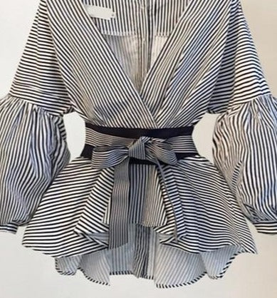 Sona Lantern Sleeves Blouse