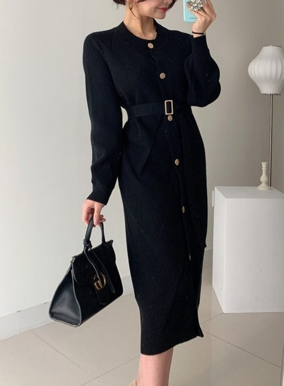 Sofia Elegant Knitted Dress