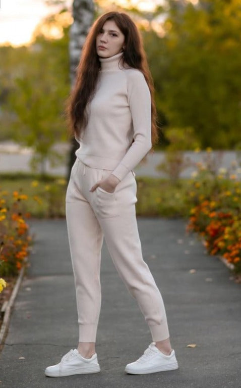 Jerry Knitted Sweater&Pants 2 Pieces Set