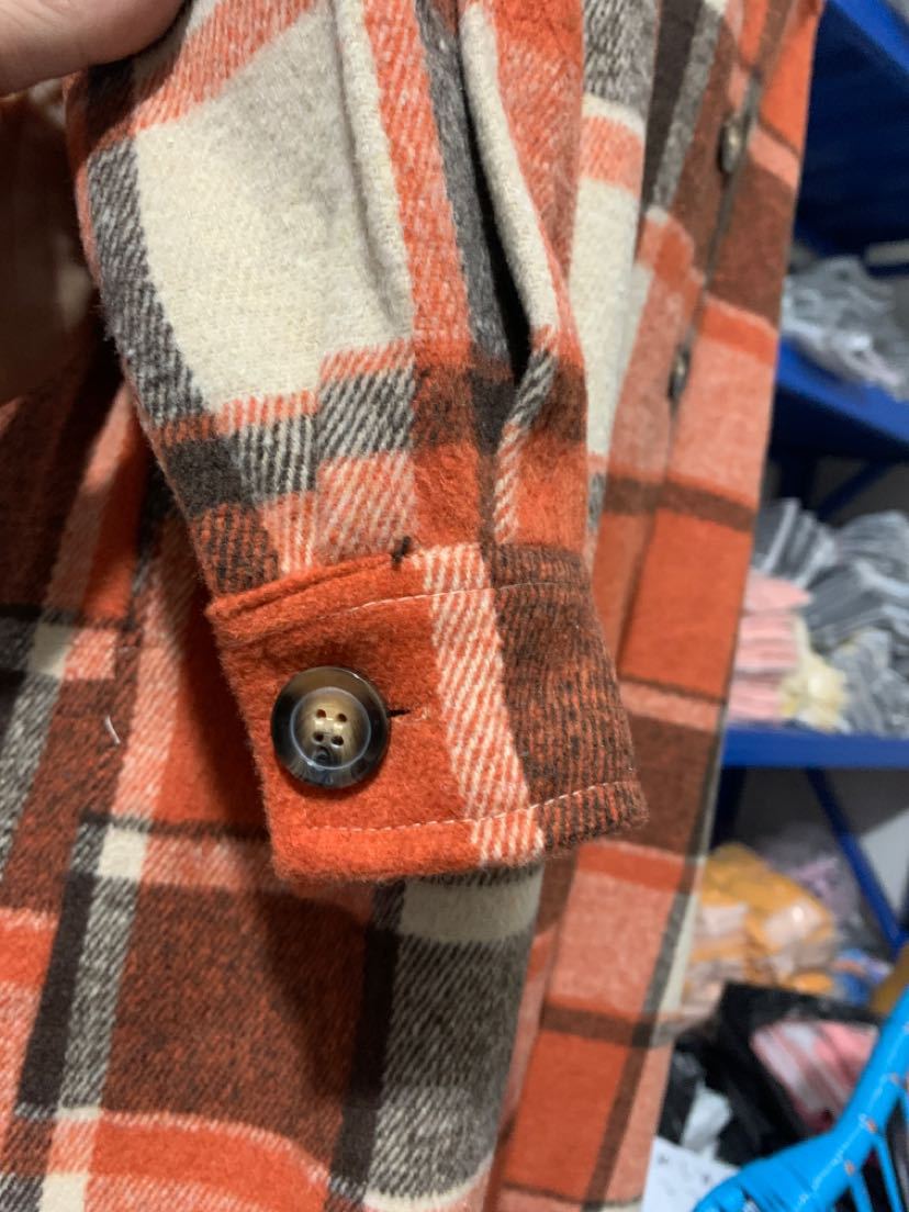 Molly Long Plaid Shirt&Woolen Coat