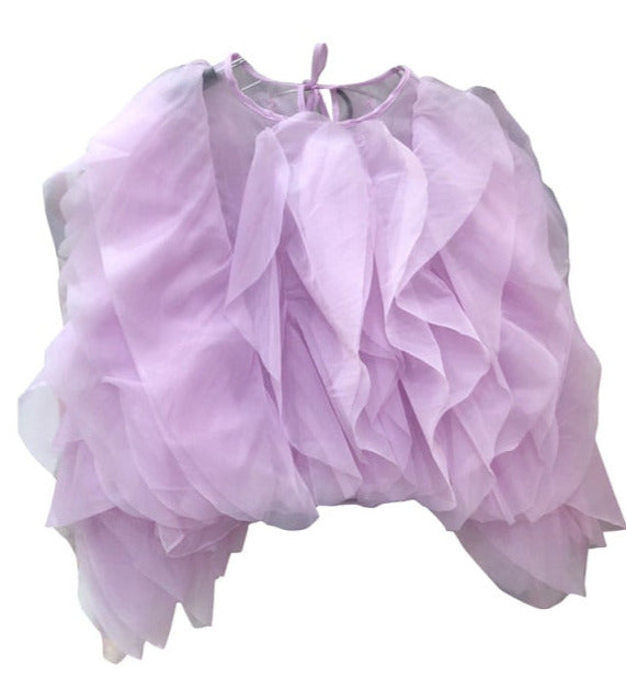 Elegant Ruffles Chiffon Blouses