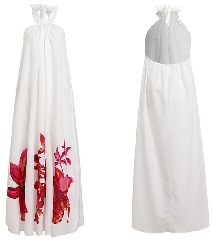 DOREEN HALTER DRESS /plus size/