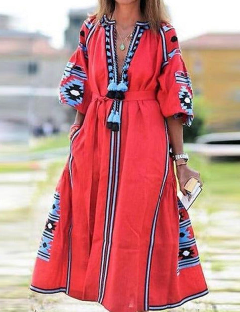 ELVIRA BOHEMIAN DRESS