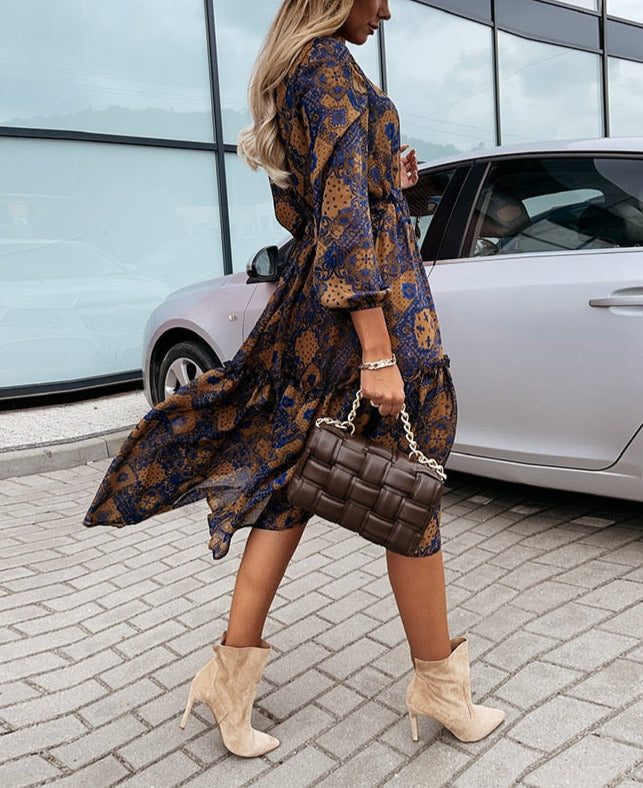 Eva Vintage Maxi Dress