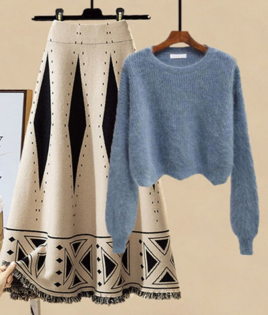 Rommy Warm Knitted Set