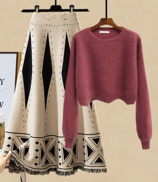 Rommy Warm Knitted Set