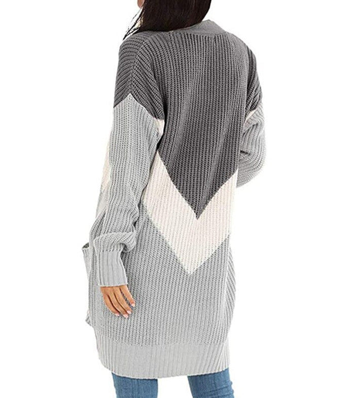 Muriel Geometric Knitted Cardigan