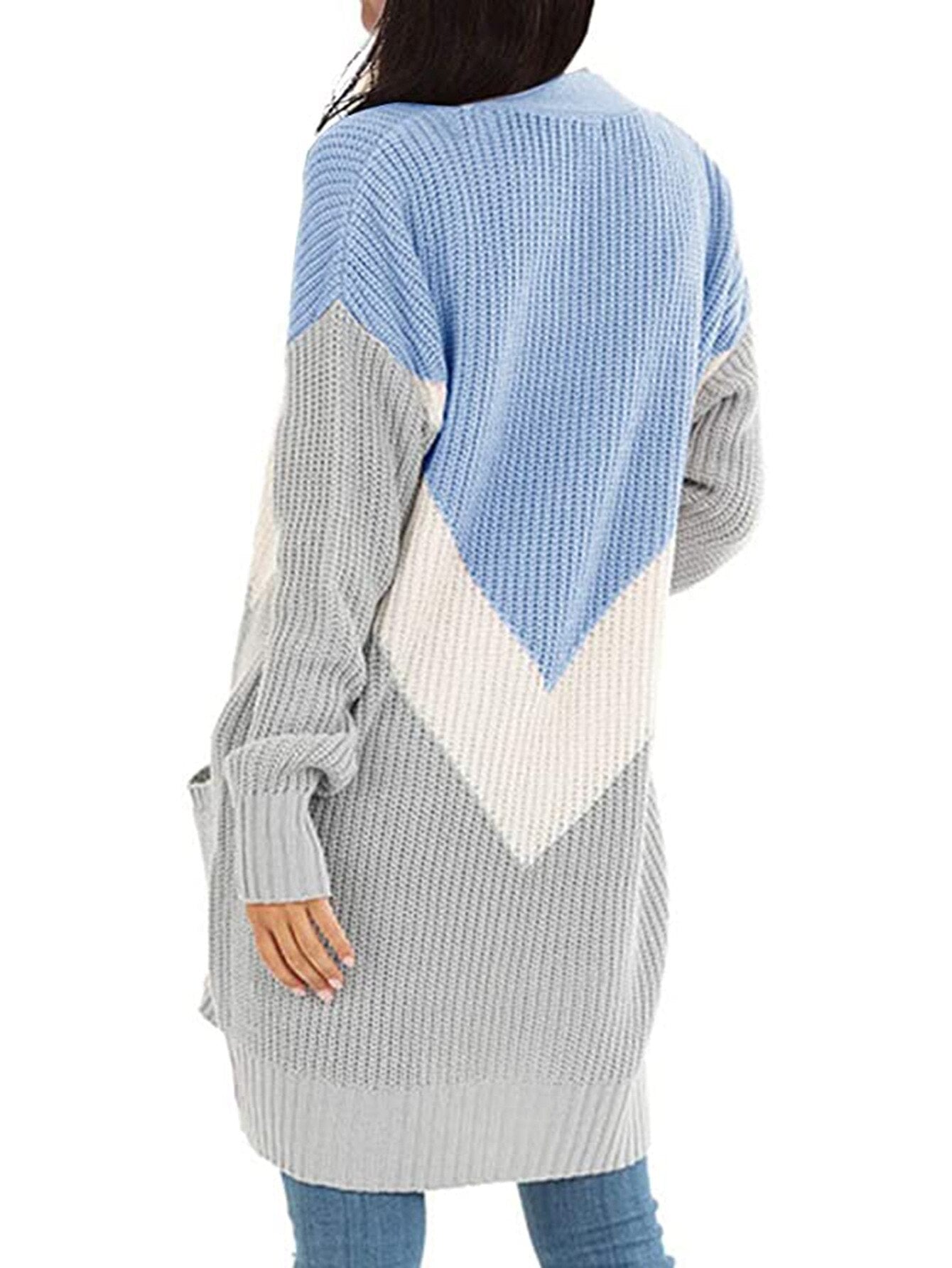 Muriel Geometric Knitted Cardigan