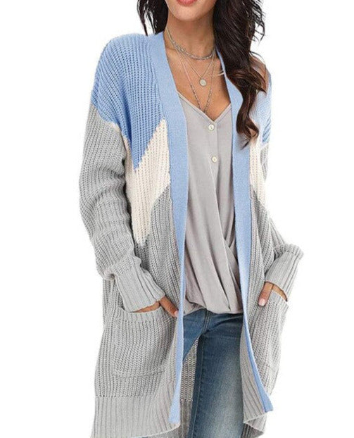 Muriel Geometric Knitted Cardigan