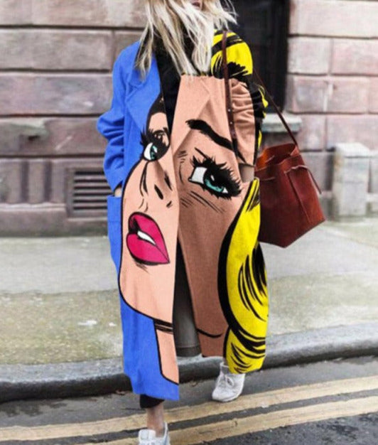 Donna Loose Thin Coat