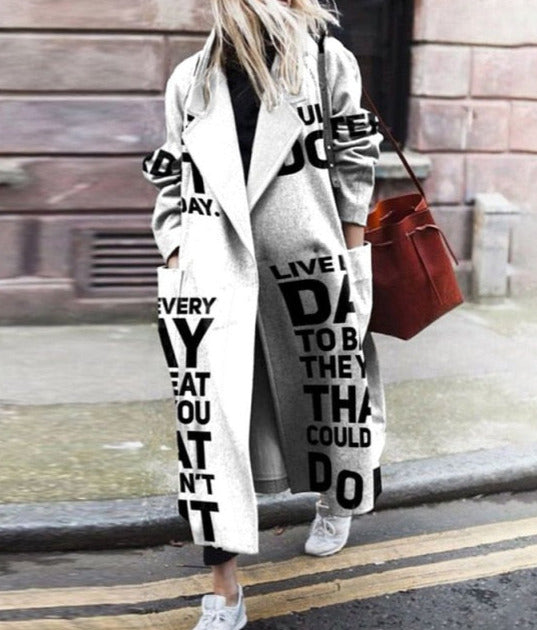 Donna Loose Thin Coat