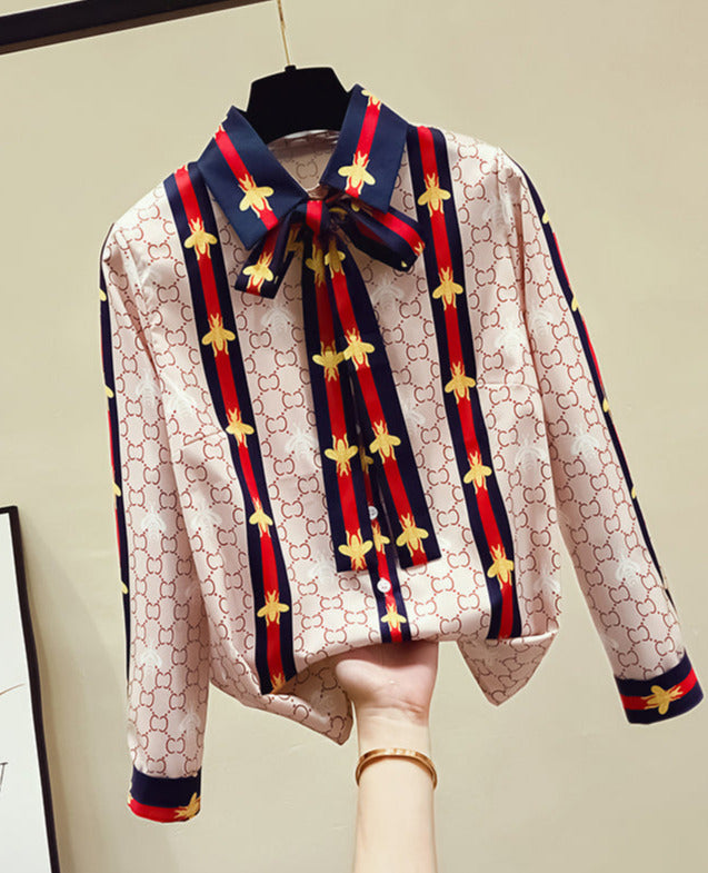 Amelie Bow Collar Blouse