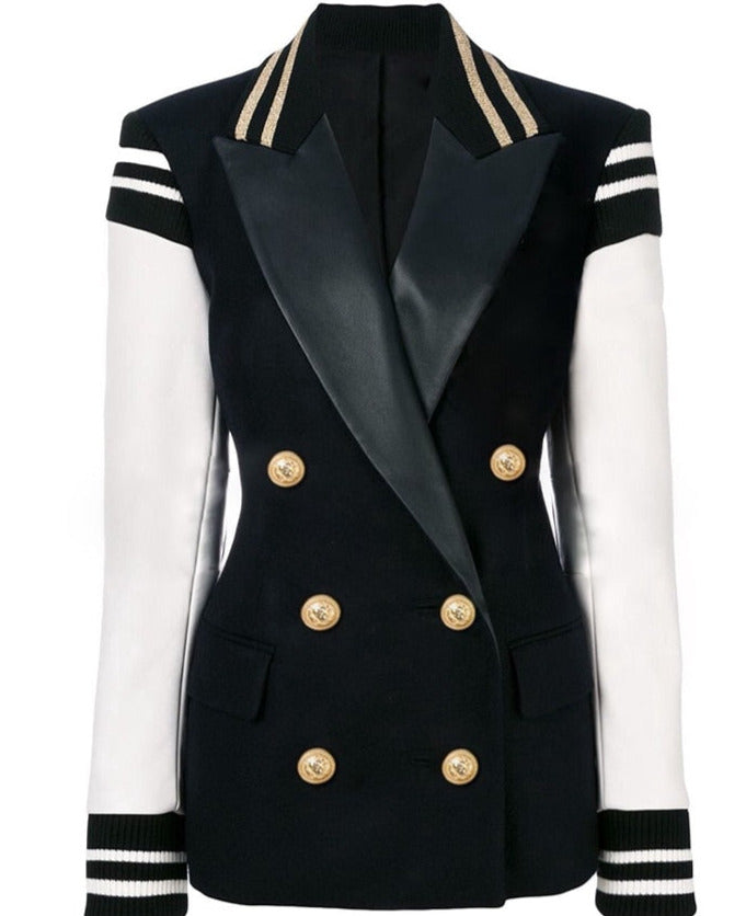 Stylish Patchwork Blazer