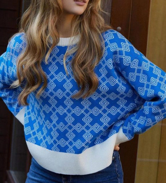 Sofi Elegant Print Pullover