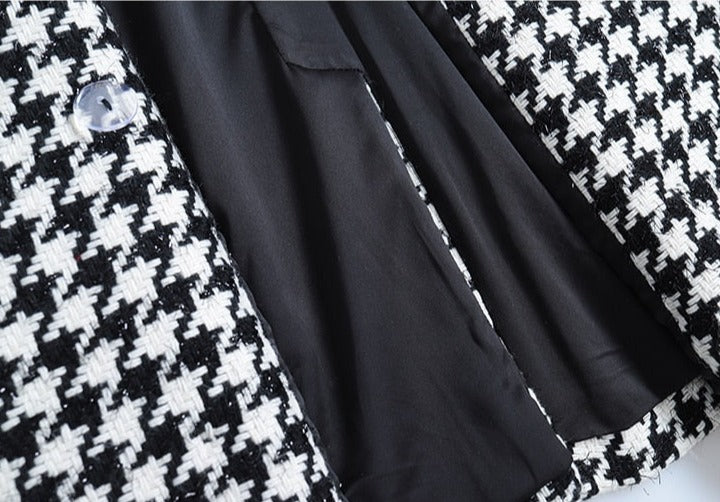 Houndstooth Tweed Two-piece Suit