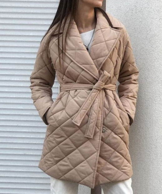 Padded Elegant Quilted Coat