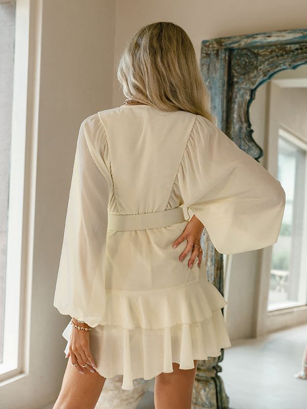 Sandra Ruffle mini Dress