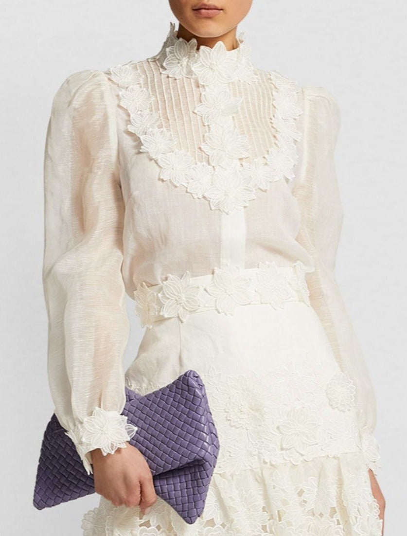 FLEUR EMBROIDERY BLOUSE limited edition