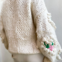 SUSAN APPLIQUE CARDIGAN