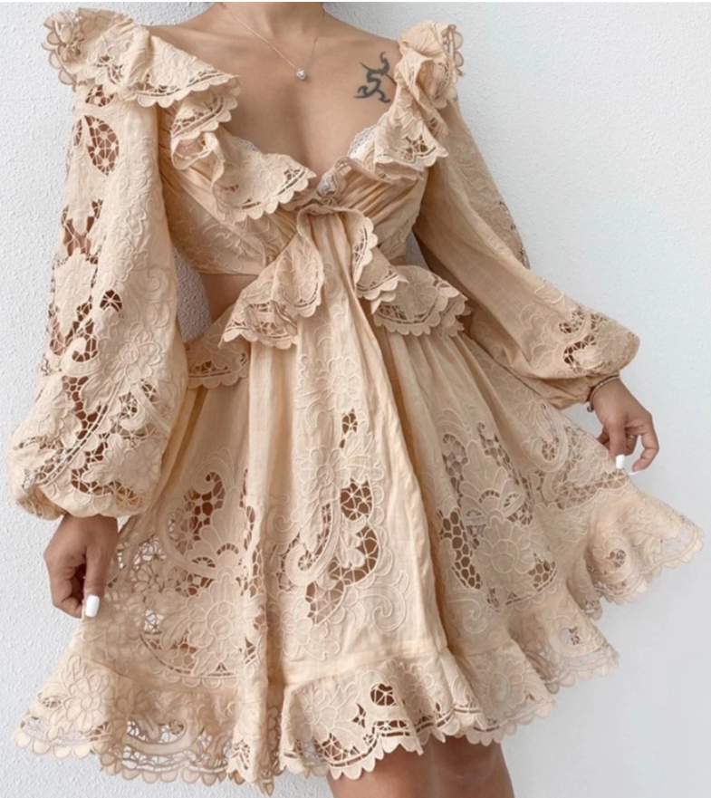 NADINE EMBROIDERED DRESS