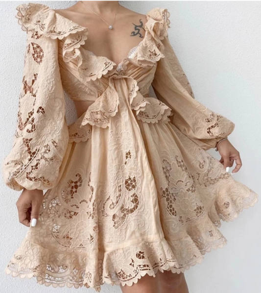 NADINE EMBROIDERED DRESS
