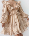 NADINE CREAM EMBROIDERED DRESS
