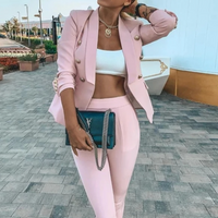 ALESSANDRA PINK PANTALON SUIT