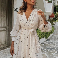 SAIA POLKA DOT DRESS