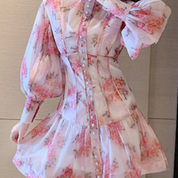 AMELIE FLORAL RICH DRESS