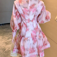 AMELIE FLORAL RICH DRESS