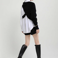 LANA KNIT SPLIT SHIRT