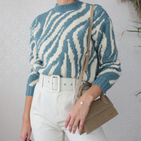 ADEL ZEBRA SWEATER