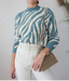 ADEL ZEBRA SWEATER