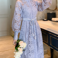 MARGO PATCHWORK MIDI DRESS