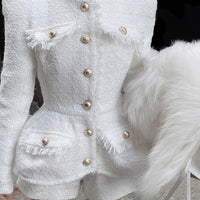 GABRIELLE TWEED BLAZER & SHORTS