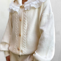 CUTE SHAWL COLLAR CARDIGAN