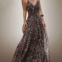 ANISA LEOPARD DRESS