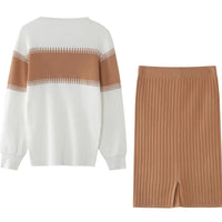 LARRA SWEATER & SKIRT SET